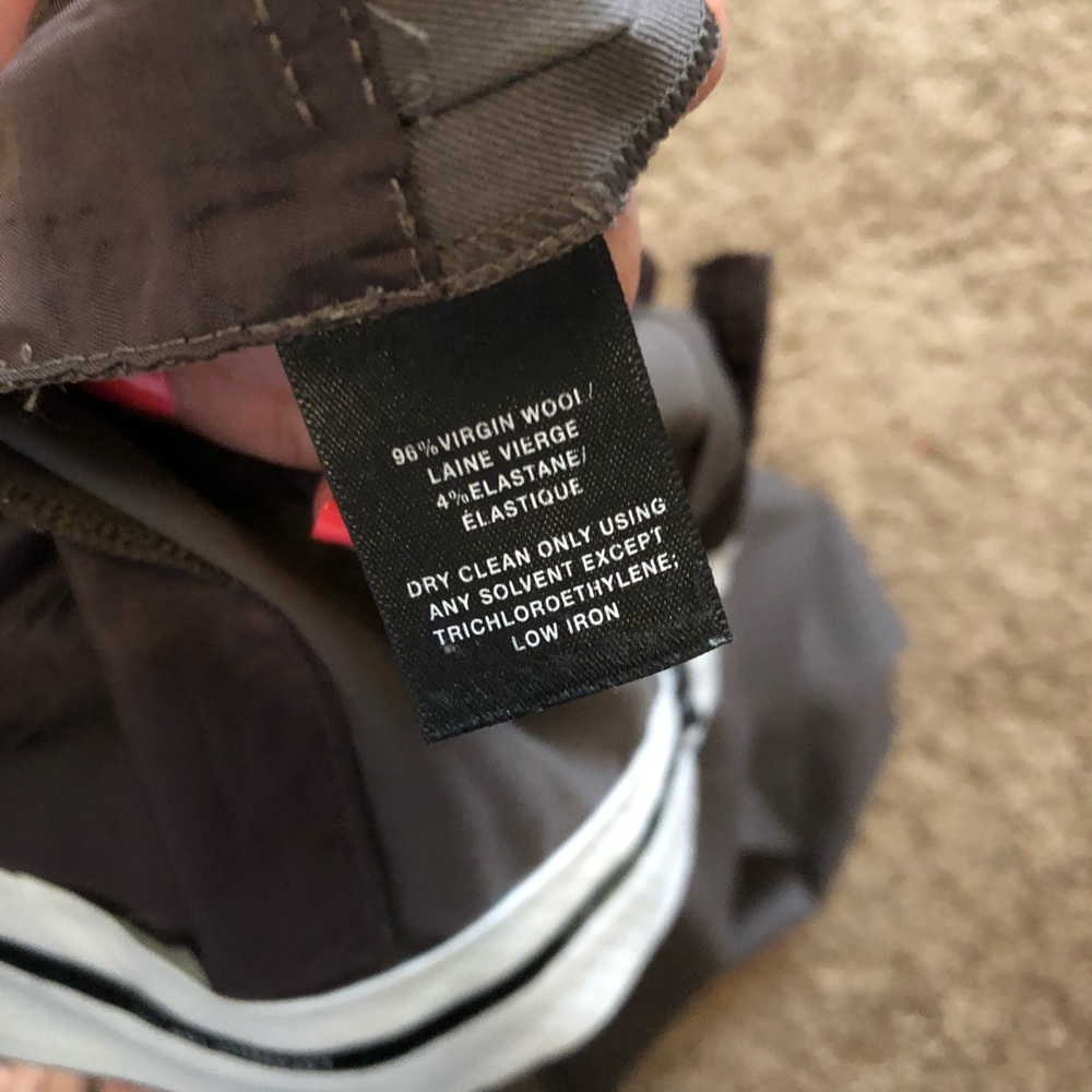 NWOT LAFAYETTE 148 Perry Wool Cuff Ankle Pants - Picture 7 of 7